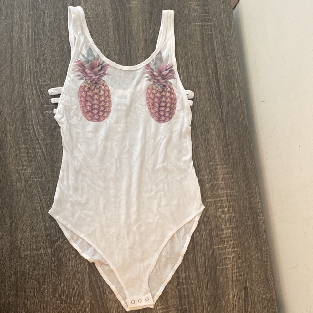 Victoria’s Secret PINK pineapple body suit